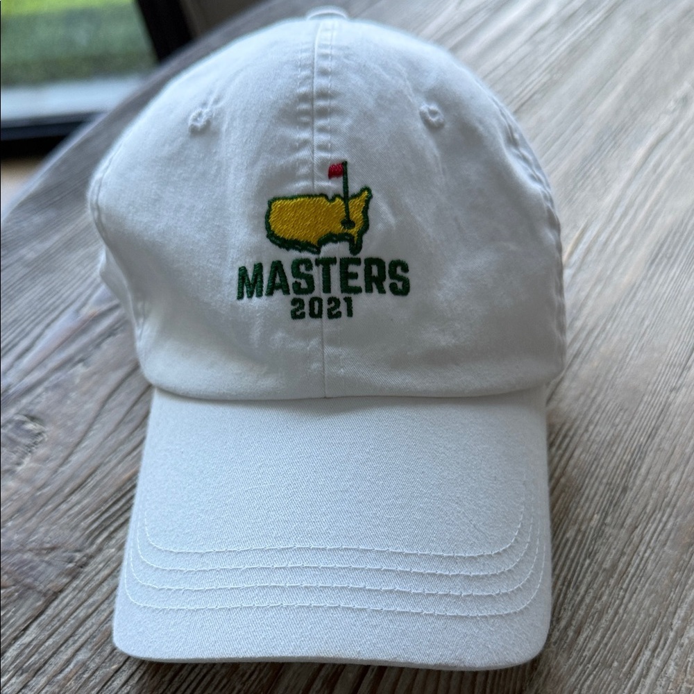 Masters 2021 (Hideki Matsuyama Japan Champion Year🏆) White Cap Augusta Logo
